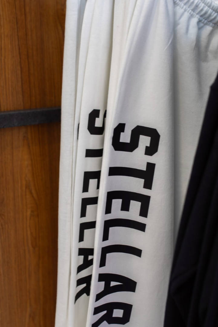 Stellar Unisex Vintage Sweatpant - White