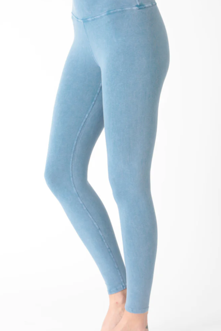 Sunset Legging - Acid Stone Blue