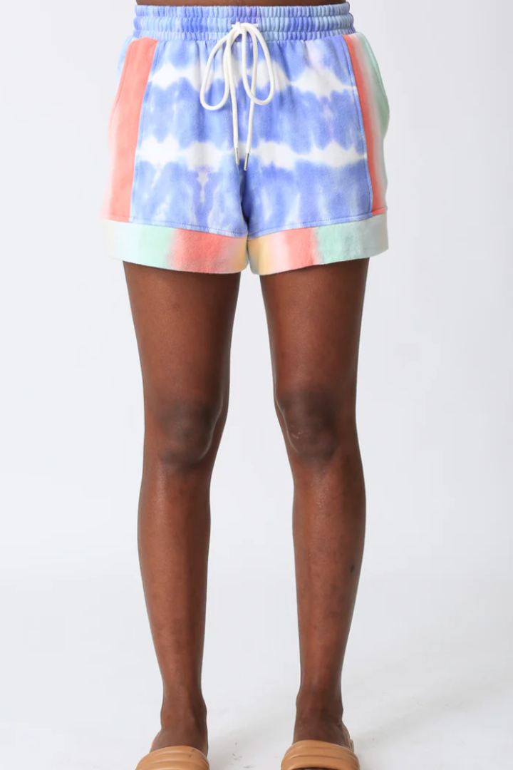 ELECTRIC & ROSE WOMENS STACEY SHORT PATCHWORK