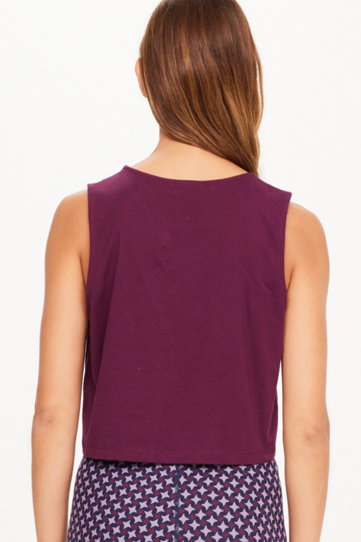 Bailey Crop Tank - Fig