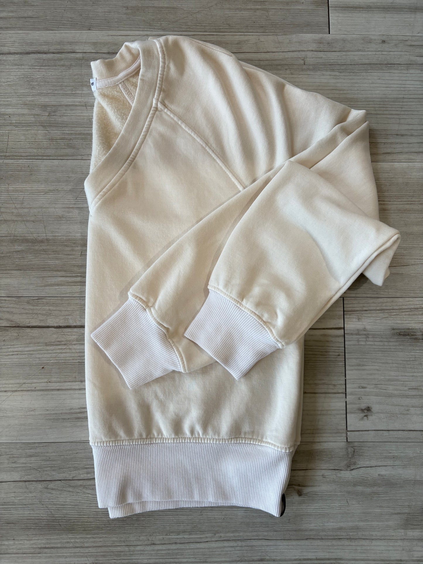 Softest Fleece Raglan V-Neck Pullover - Cream