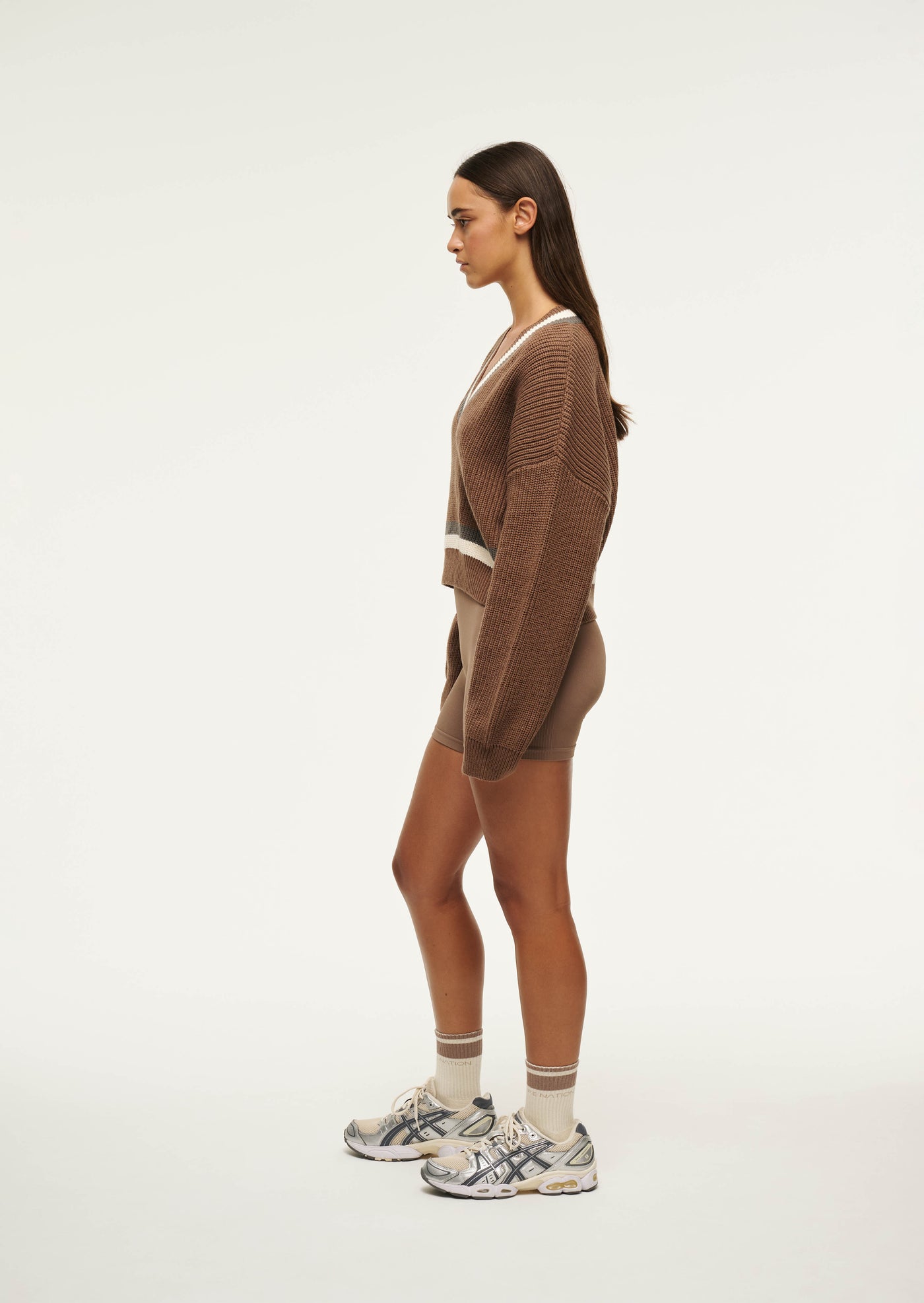 Feedback Knit Sweater - Fossil