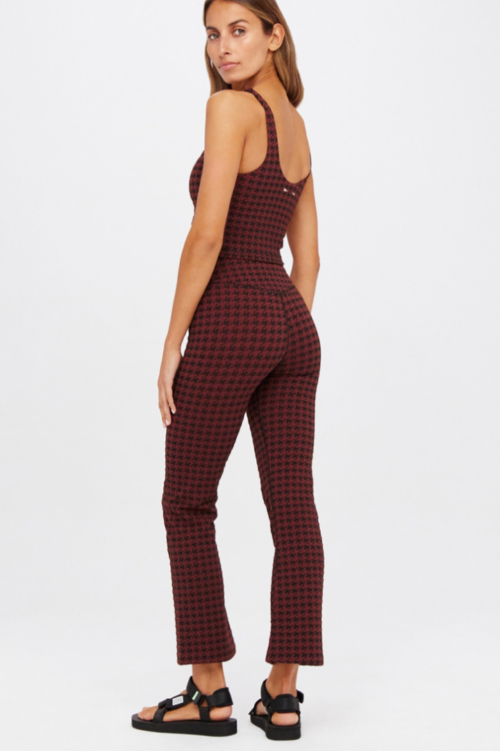 Houndstooth Thia Cropped Flare