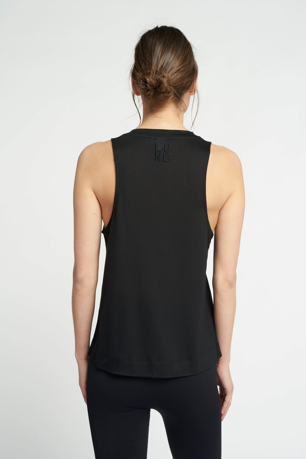 Stevie Wide Fit Tank Top - Black
