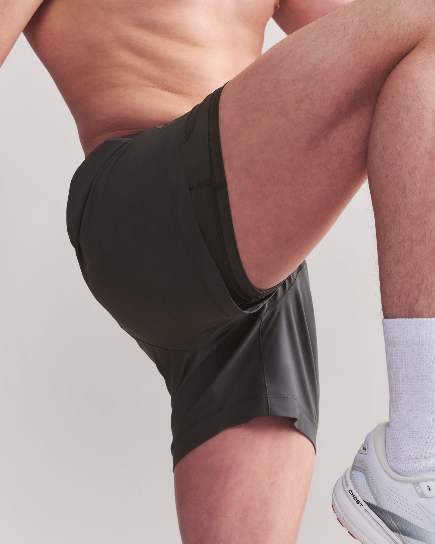 Mens 5in Pursuit Short Lined - Asphalt