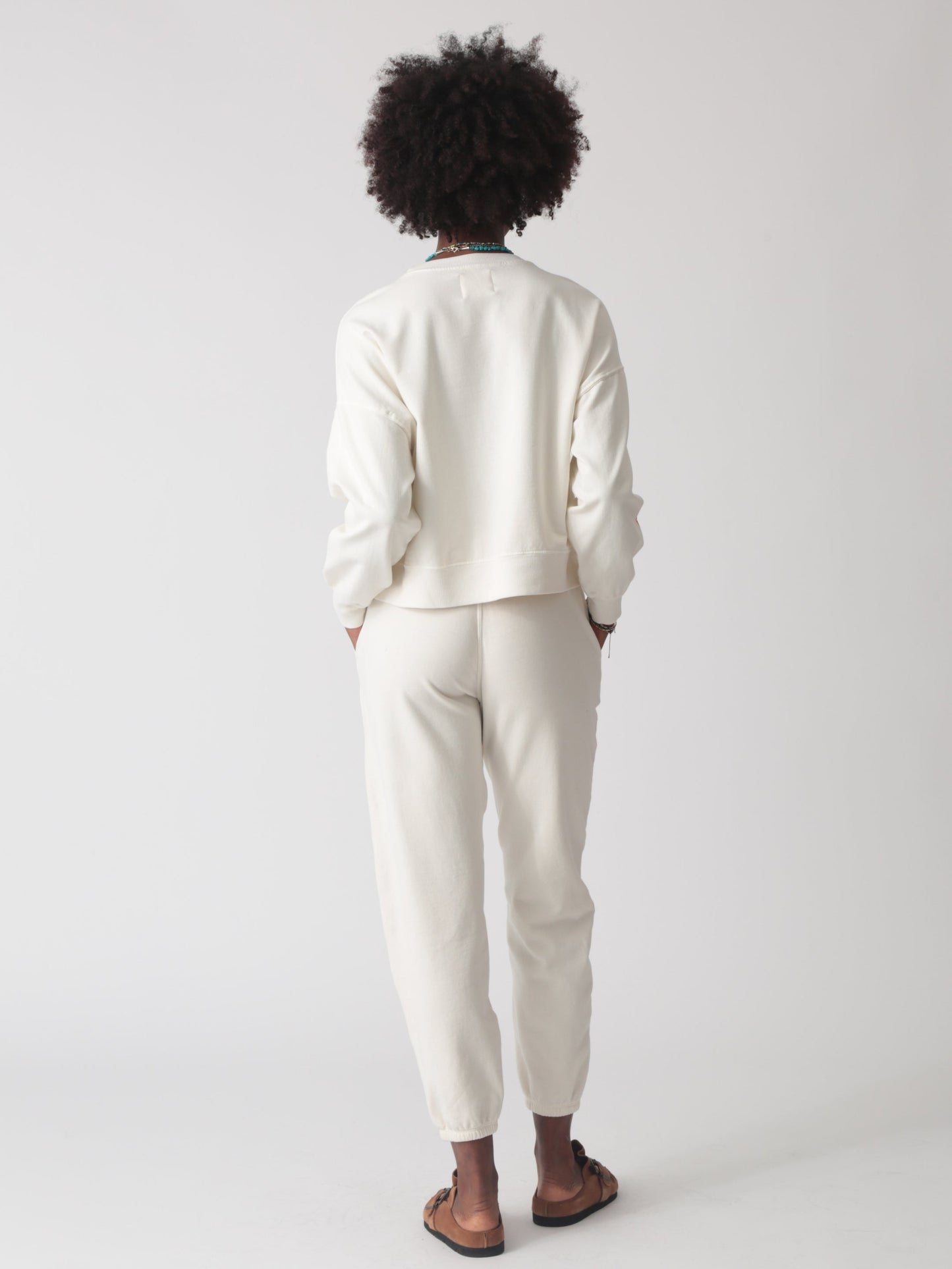 Classic Sweatshirt-Smiley - Ivory