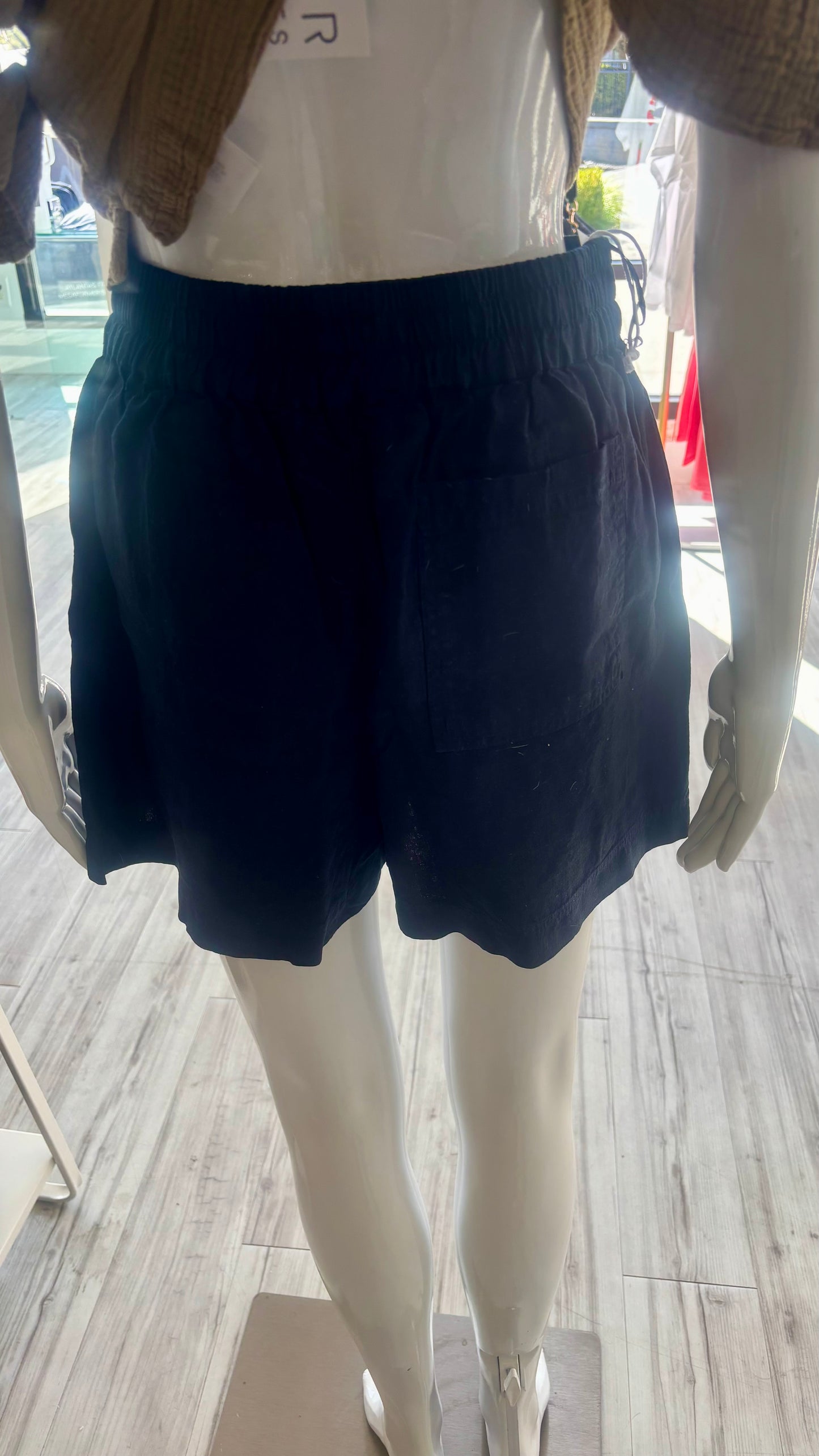 Linen Surplus Short - New Navy
