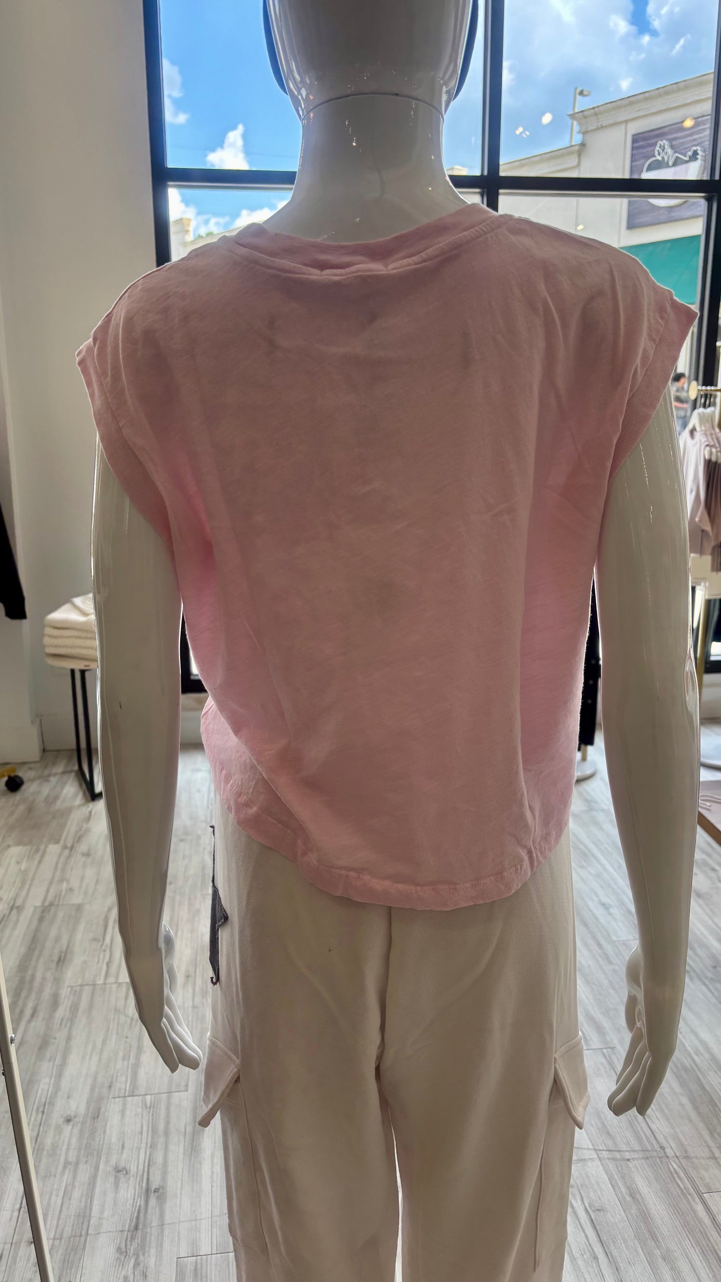 Muscle Tank - Ballerina Pink