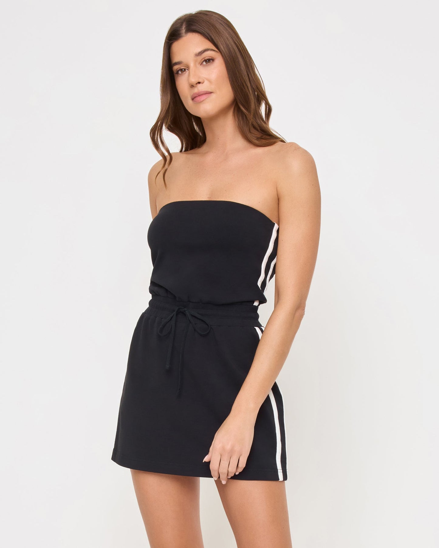 Decker Dress - Black/Cream