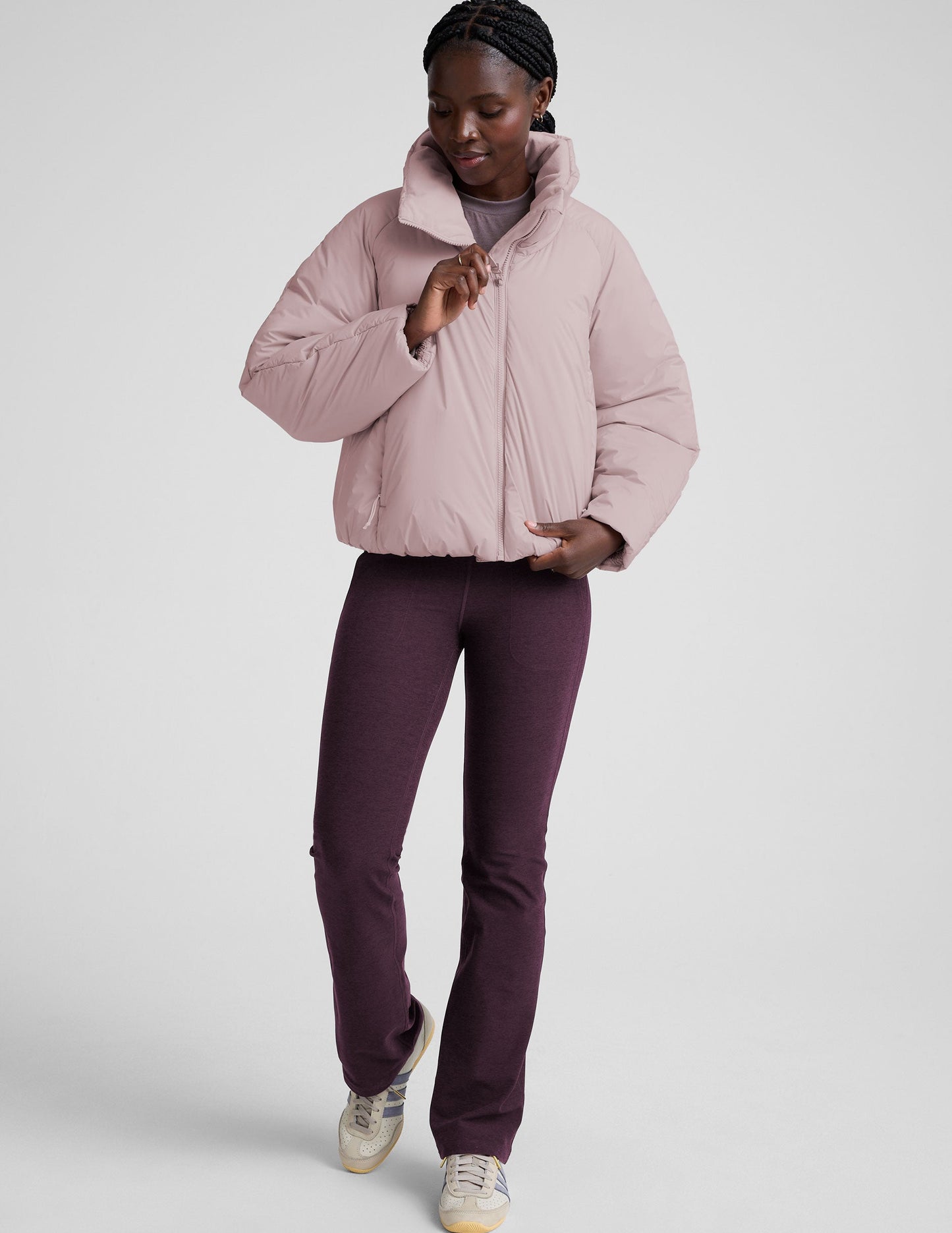 Warm Up Puffer Jacket - Pale Pink