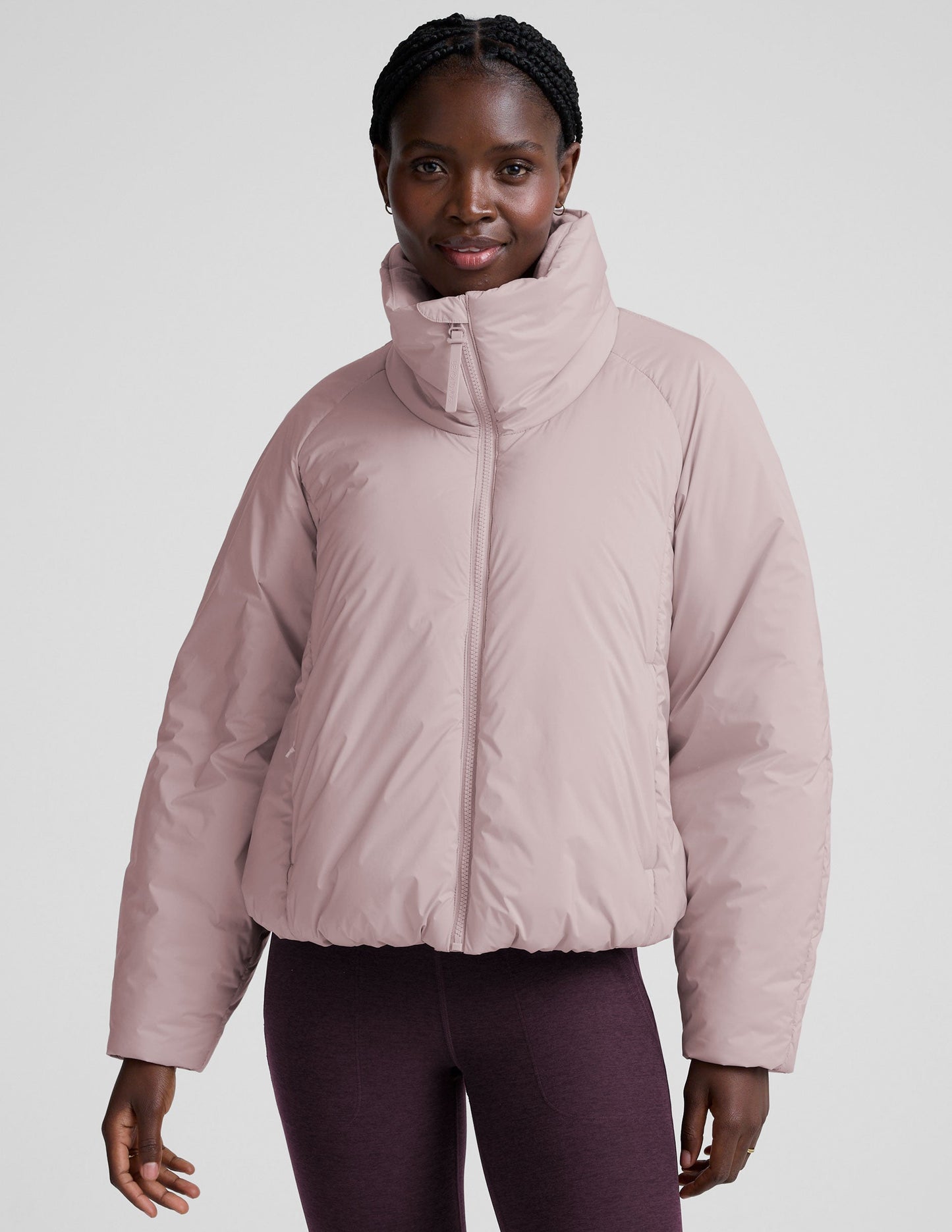 Warm Up Puffer Jacket - Pale Pink