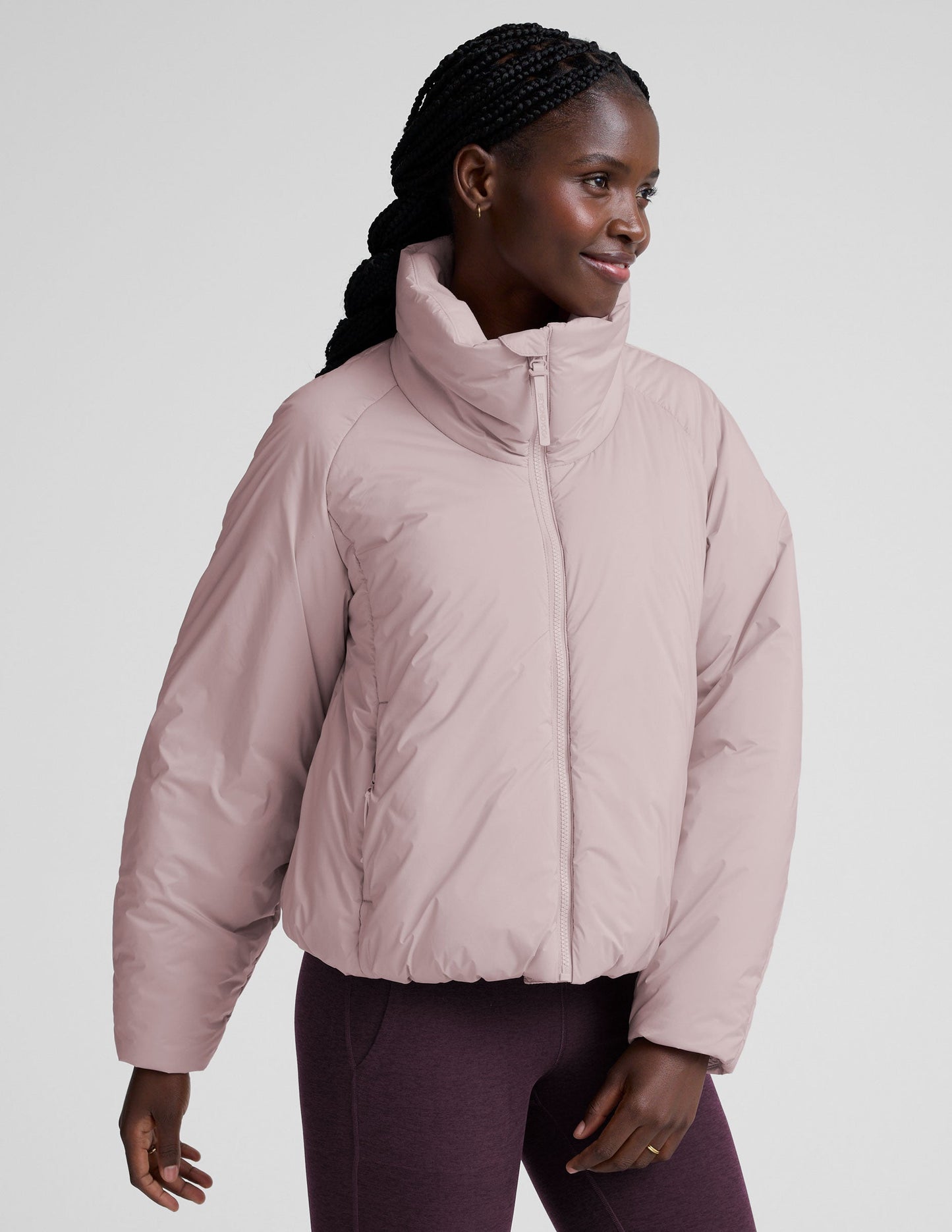 Warm Up Puffer Jacket - Pale Pink