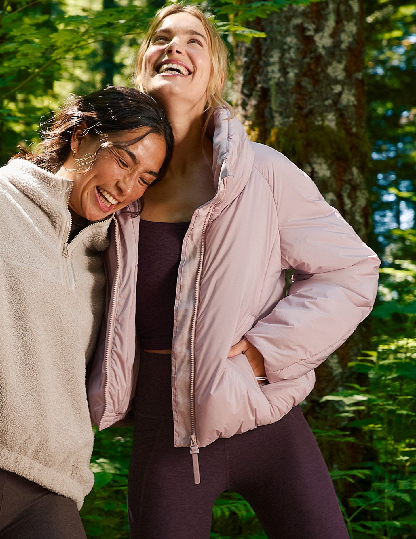 Warm Up Puffer Jacket - Pale Pink
