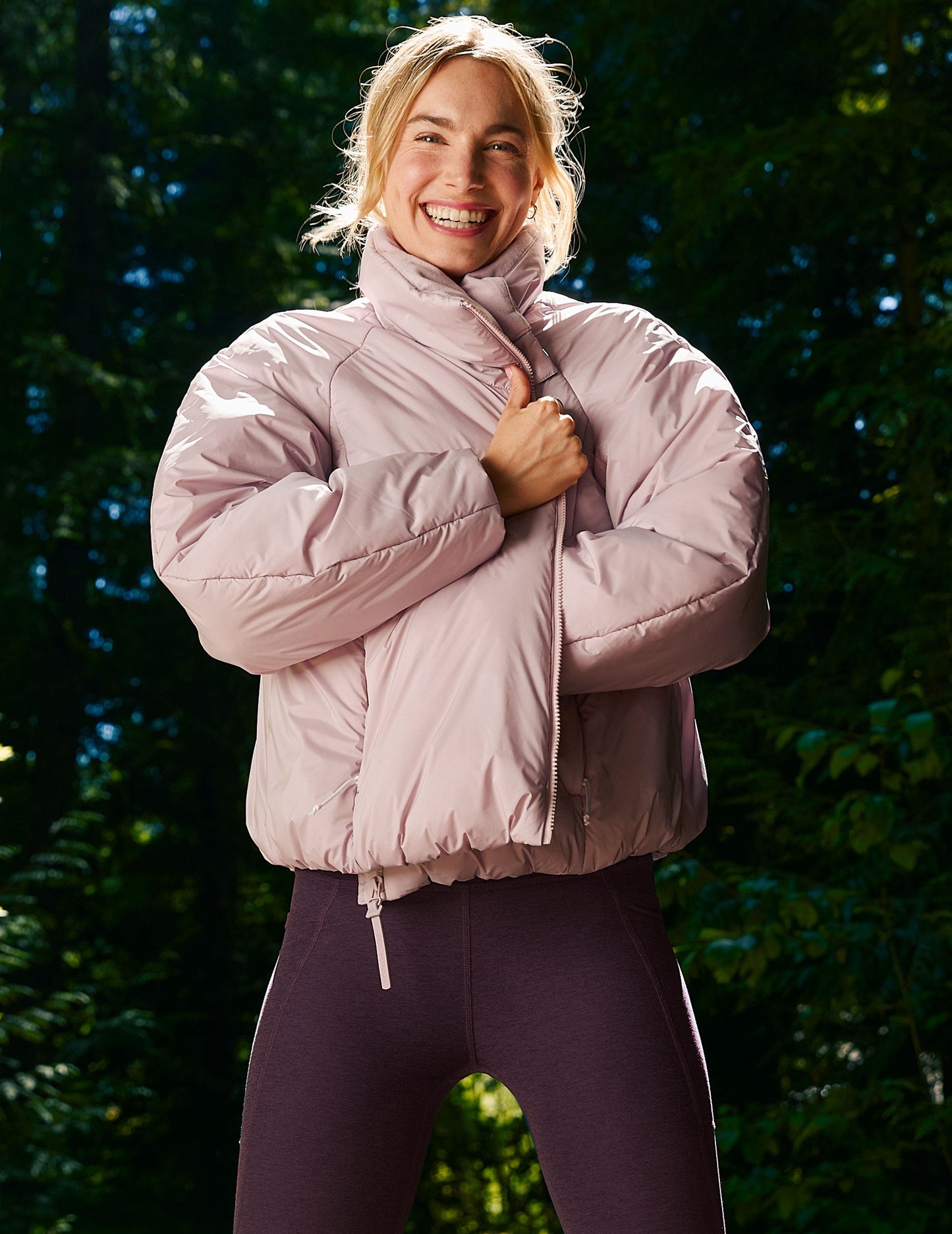 Warm Up Puffer Jacket - Pale Pink