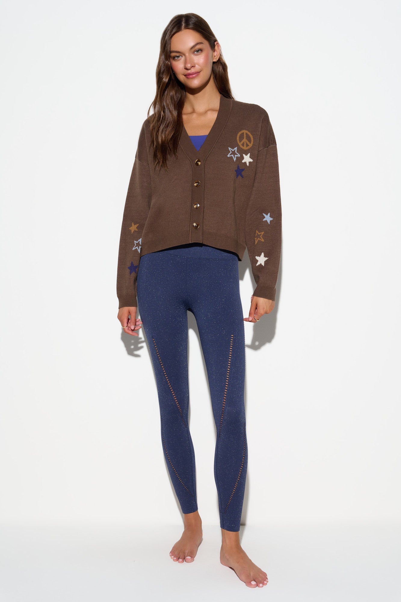 Divine Eye Delaney Cardigan - Coco