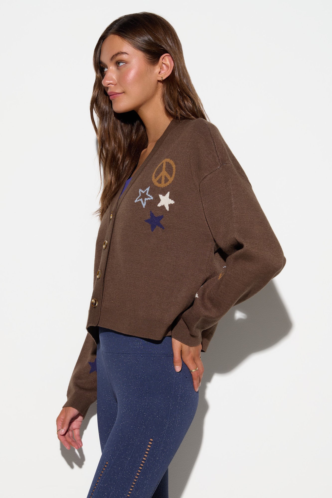 Divine Eye Delaney Cardigan - Coco