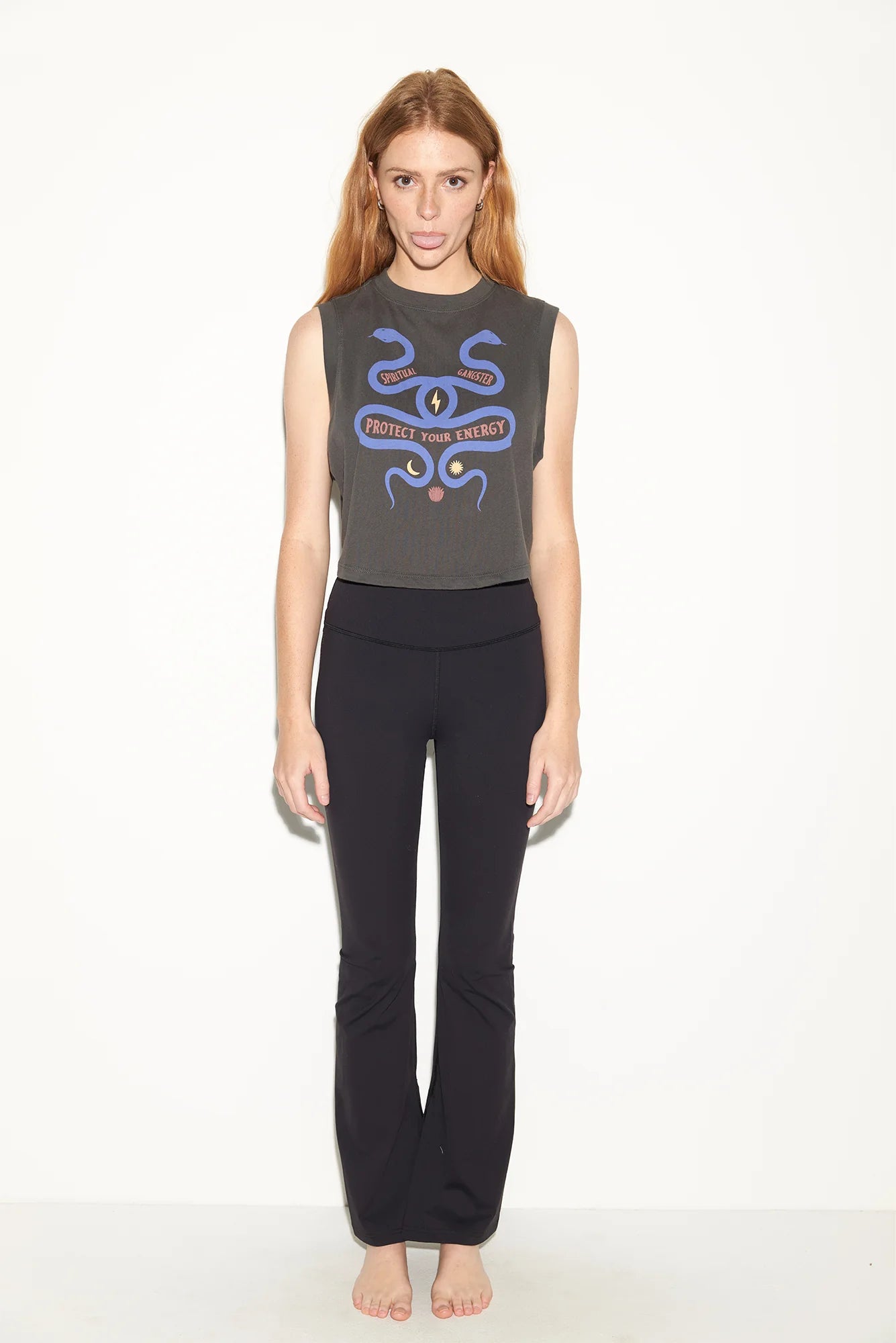 Serpent Crawford Crop Tank - Ash