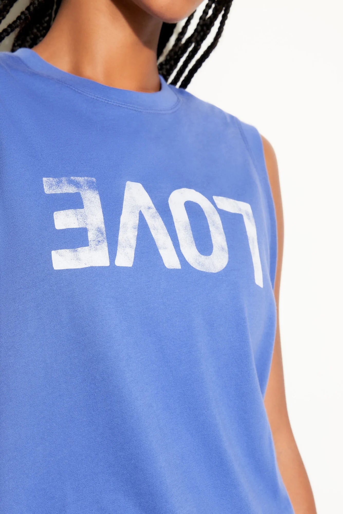 Love Bowery Tank - Periwinkle