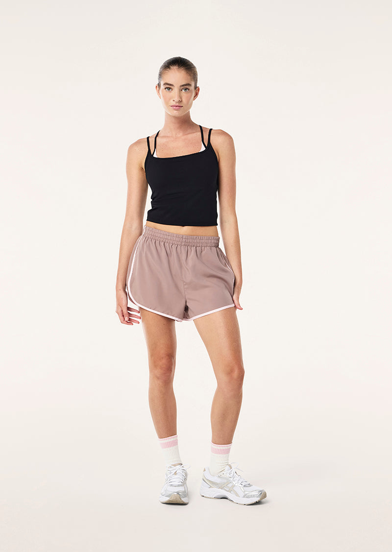 Distortion Tank - Black / Chalk Pink