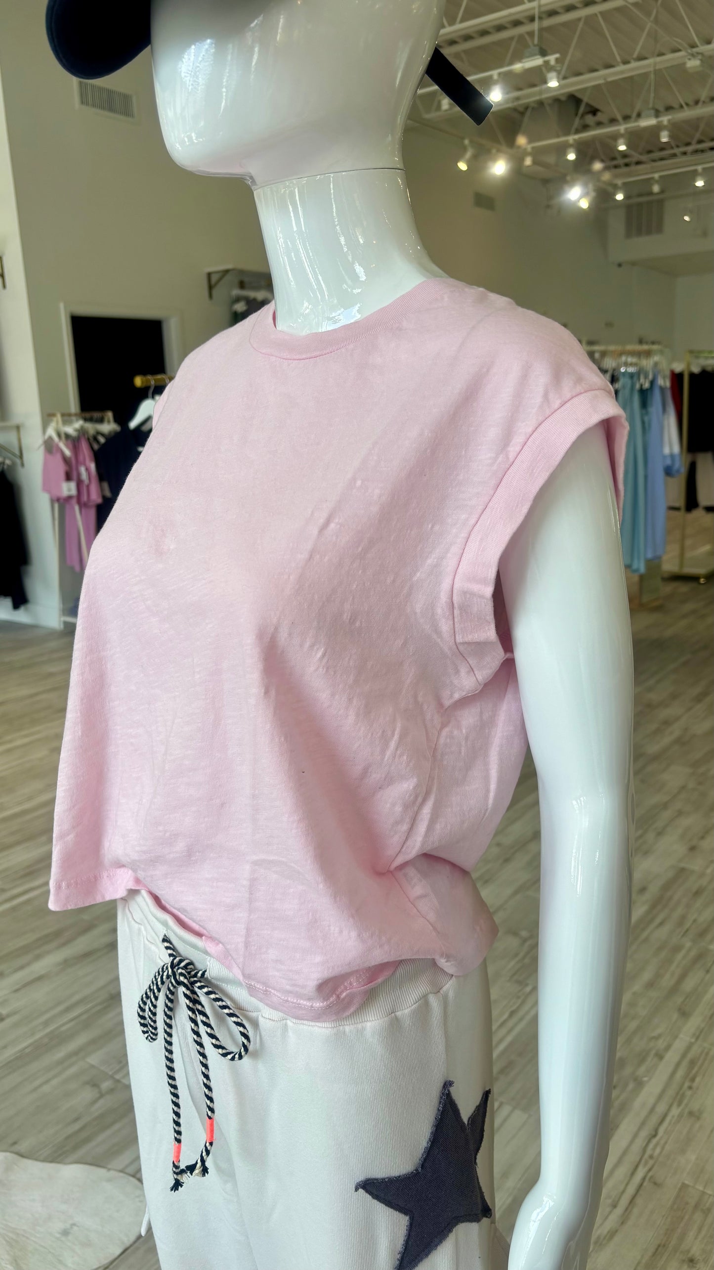 Muscle Tank - Ballerina Pink