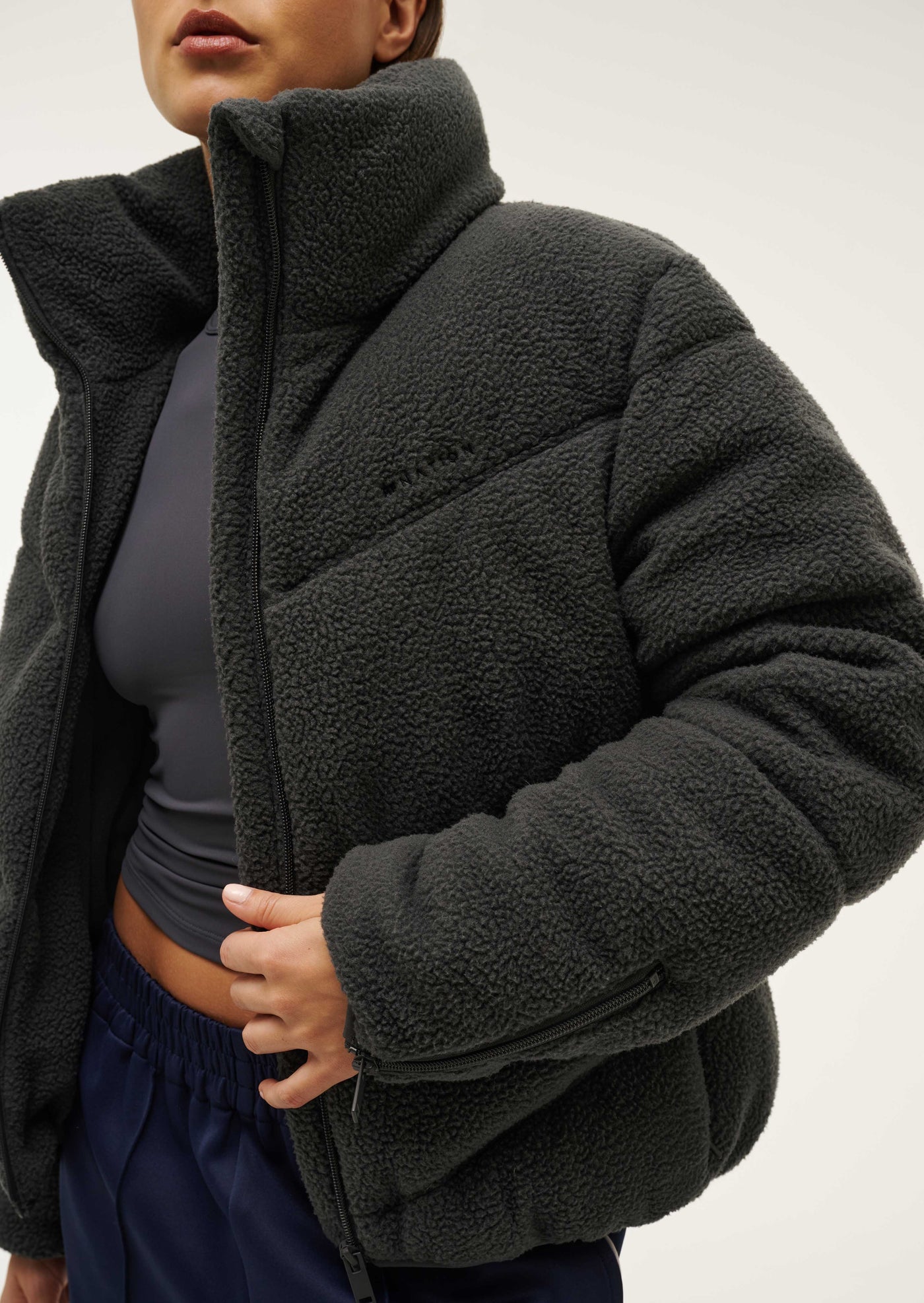 Fortune Sherpa Jacket - Marine Blue