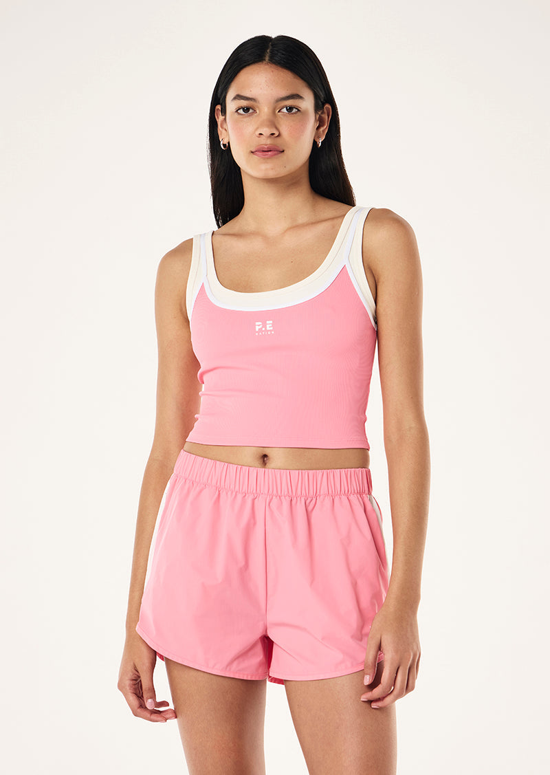 Forward Tank - Pink Lemonade / Whisper White