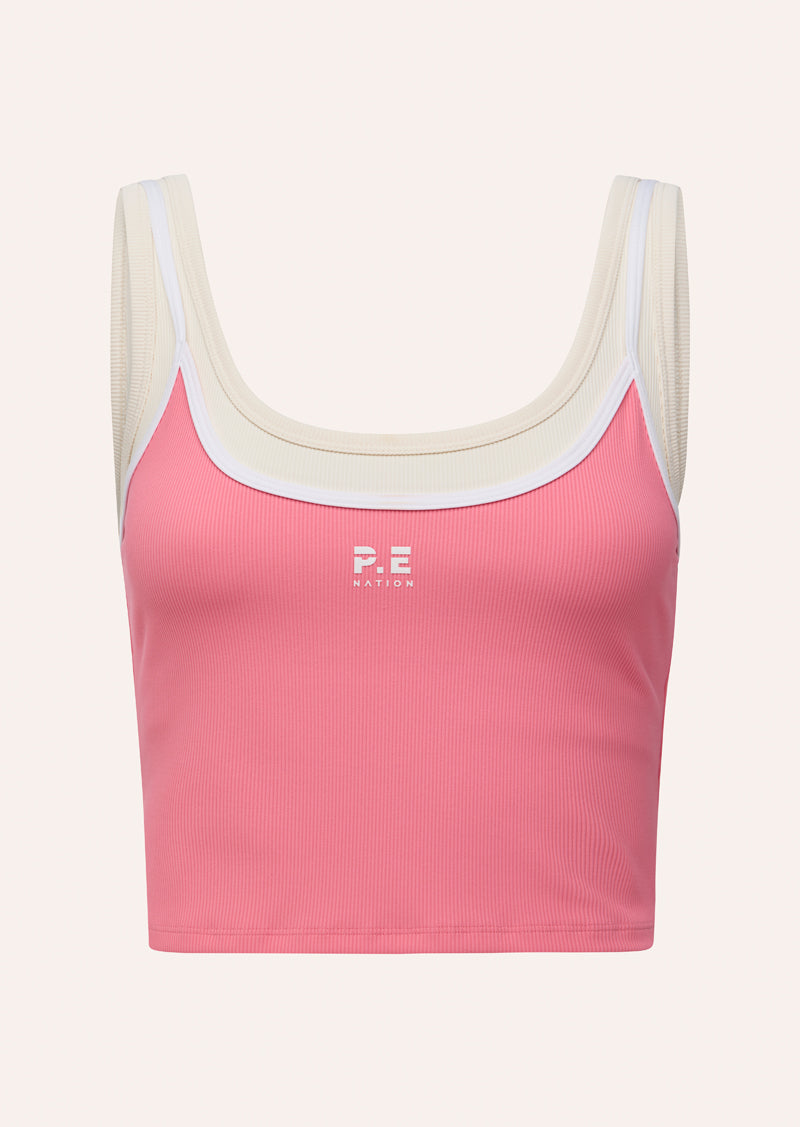 Forward Tank - Pink Lemonade / Whisper White
