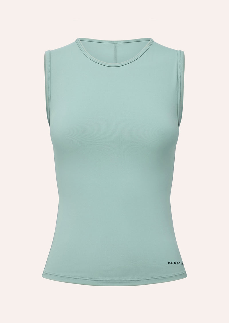 Foundation Muscle Tank - Dusty Mint