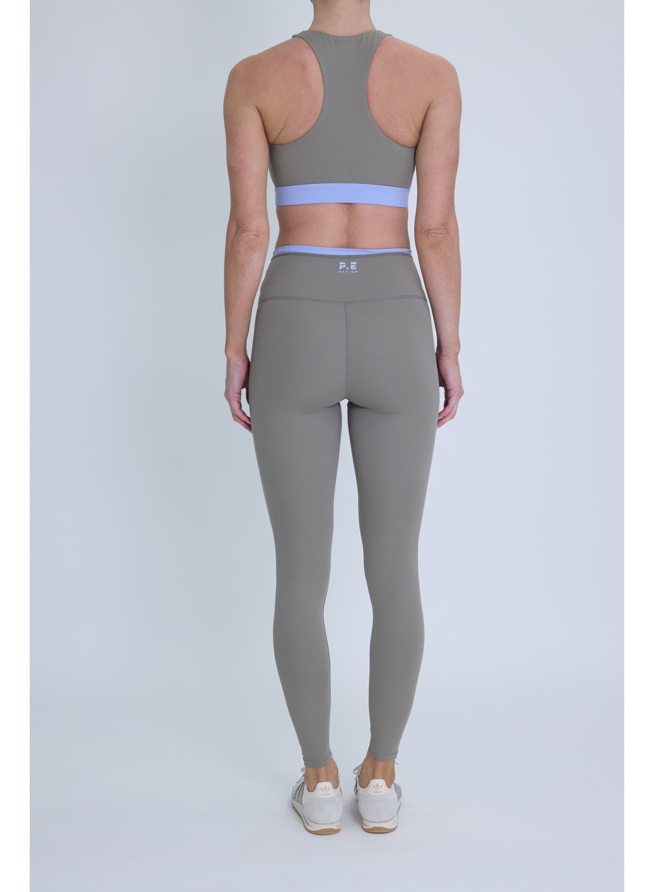 Frequency Sports Bra - Fawn / Dusty Blue