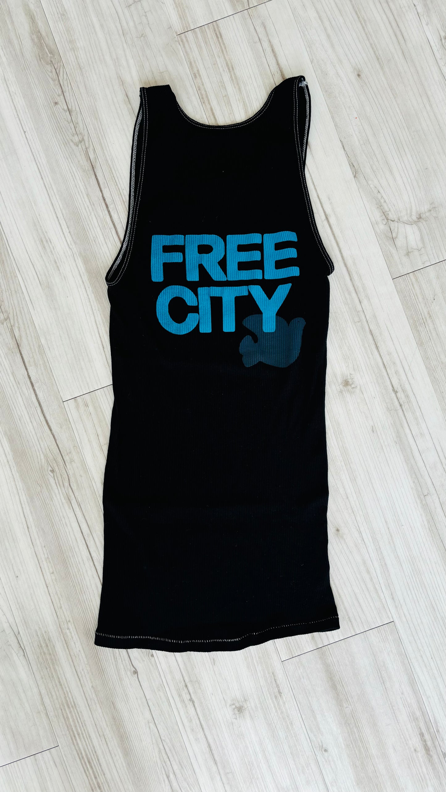Muscle Supervintage Tank - Black