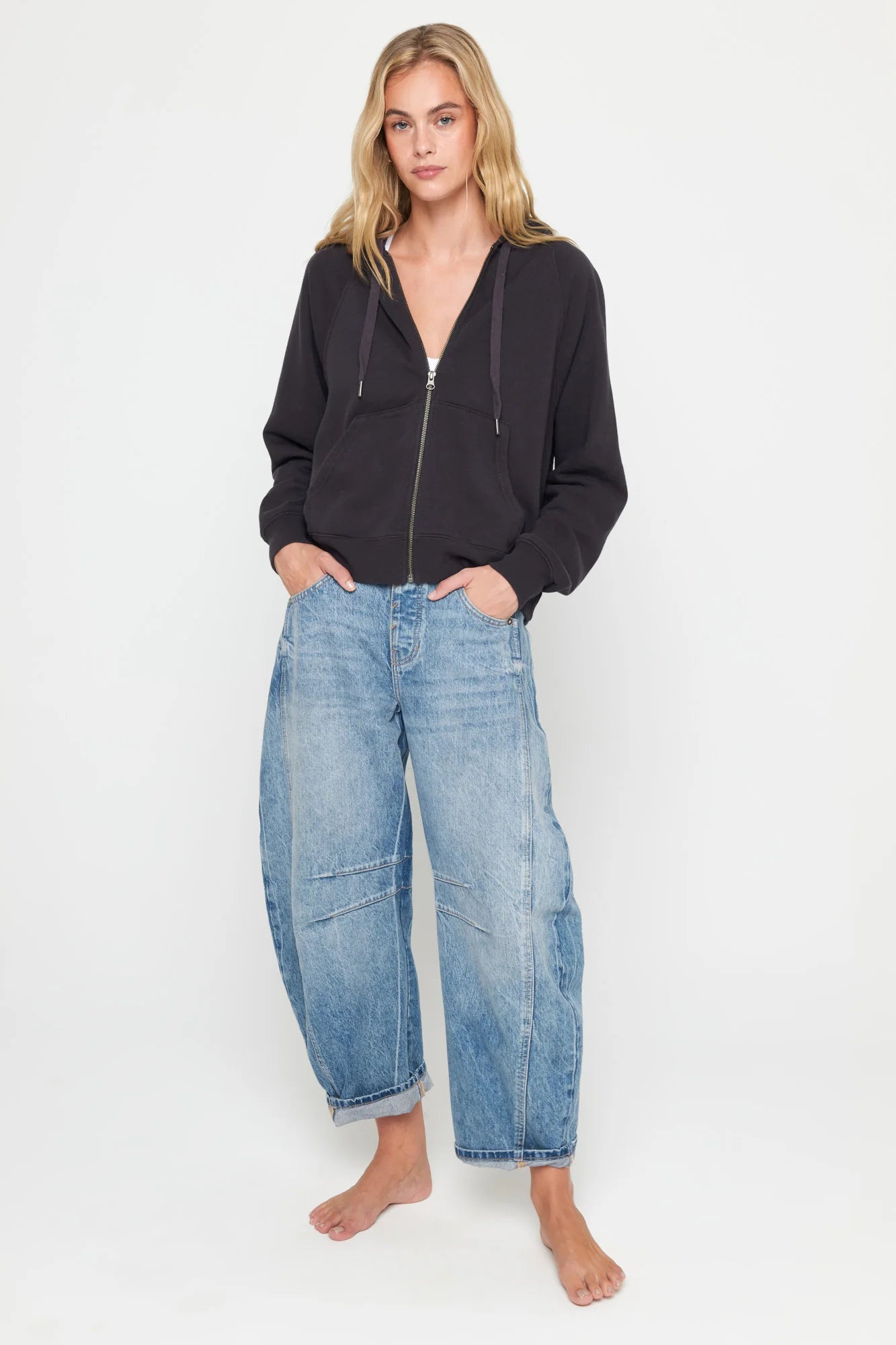 Noir Diem Everyday Zip Hoodie - Vintage Black