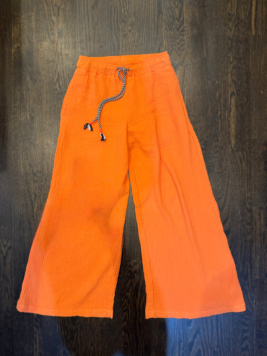 Wide Leg Pant - Blaze Orange