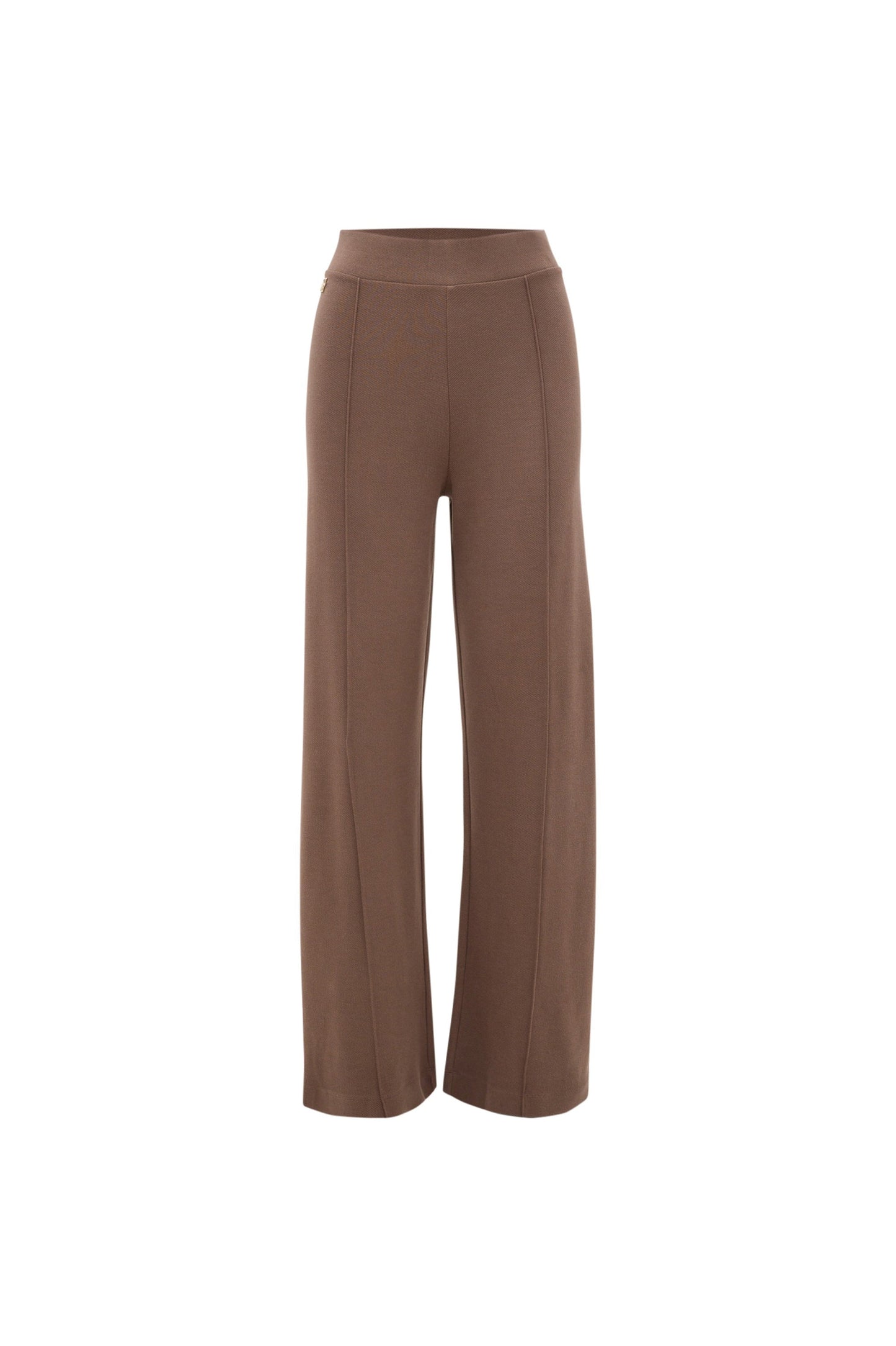 Forest Pintuck Flare Pants - Chocolate