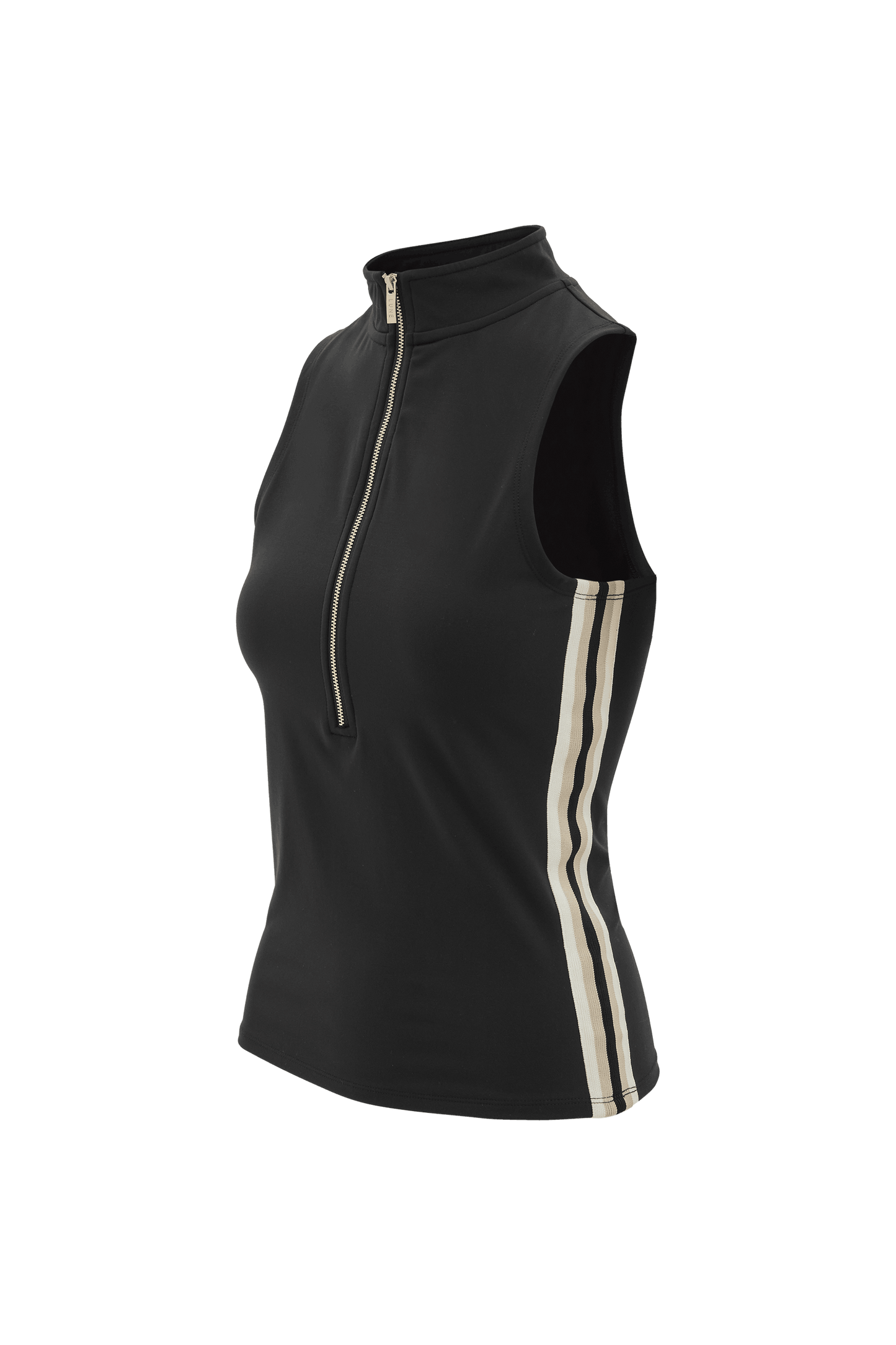River Lift Sleeveless Polo - Black