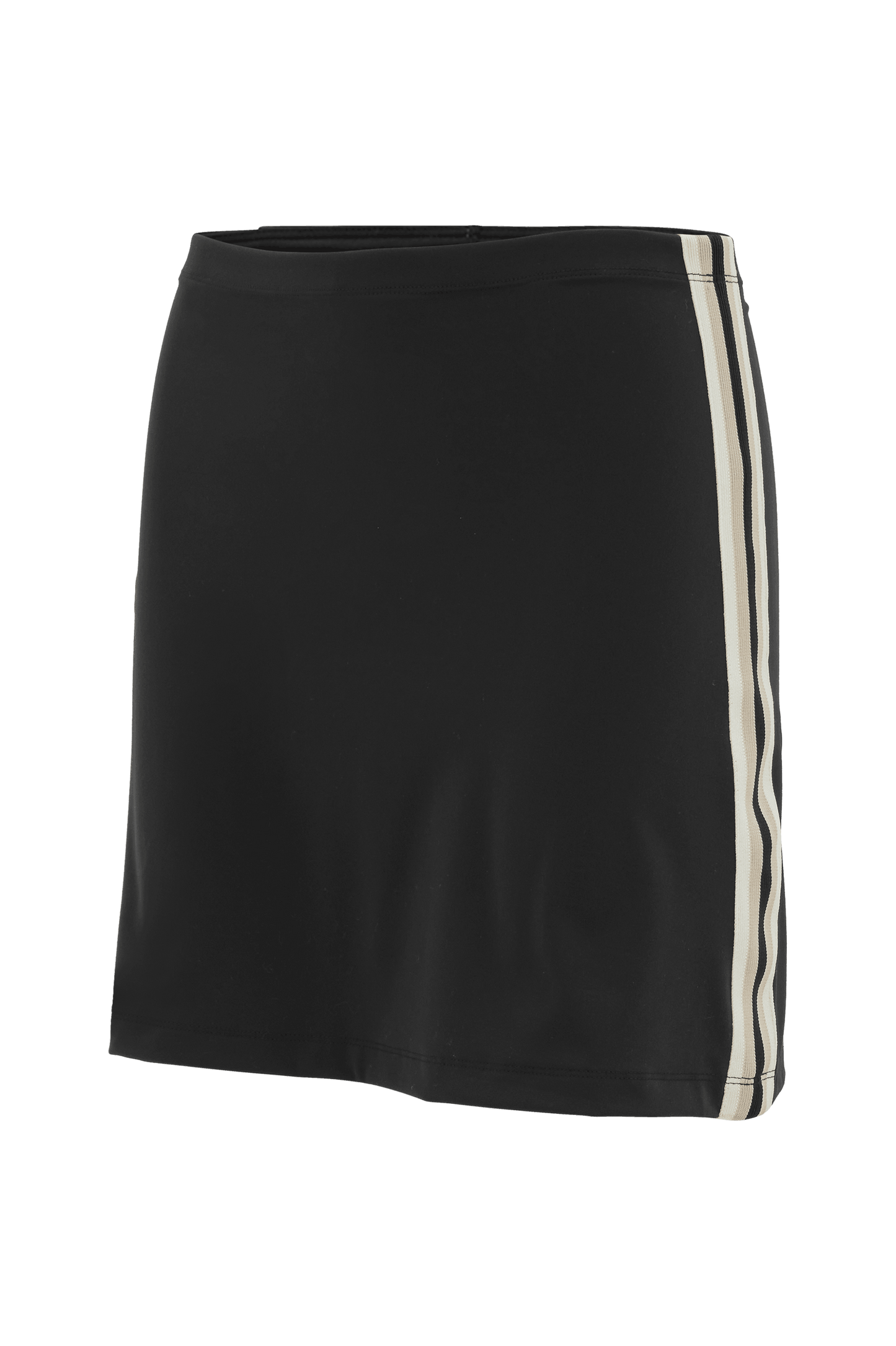 River Lift Striped Skirt - Black
