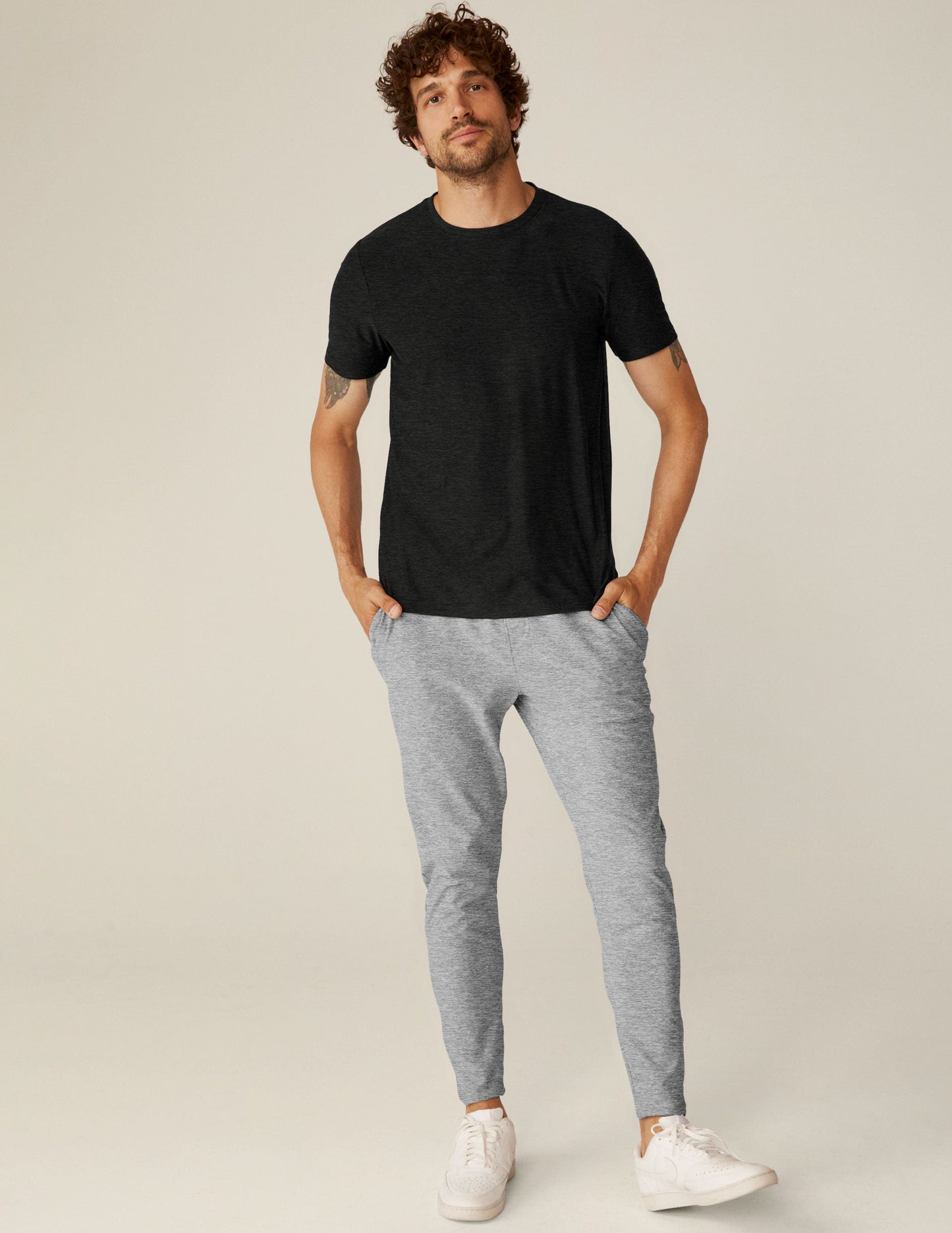 Mens Always Beyond Crew Tee 2.0 - Darkest Night