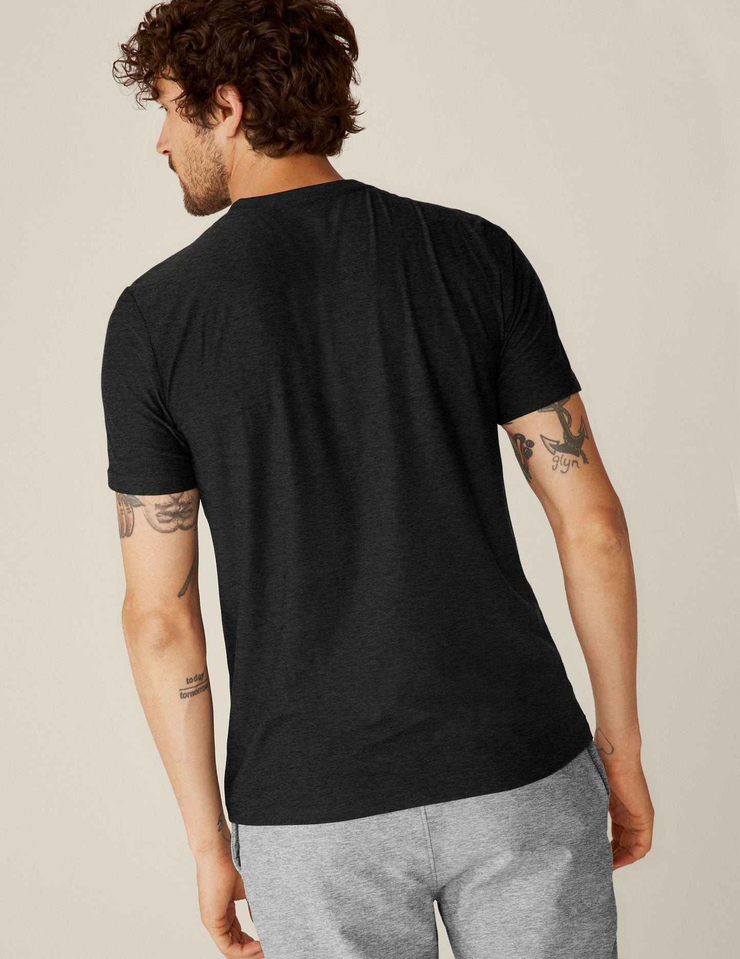 Mens Always Beyond Crew Tee 2.0 - Darkest Night