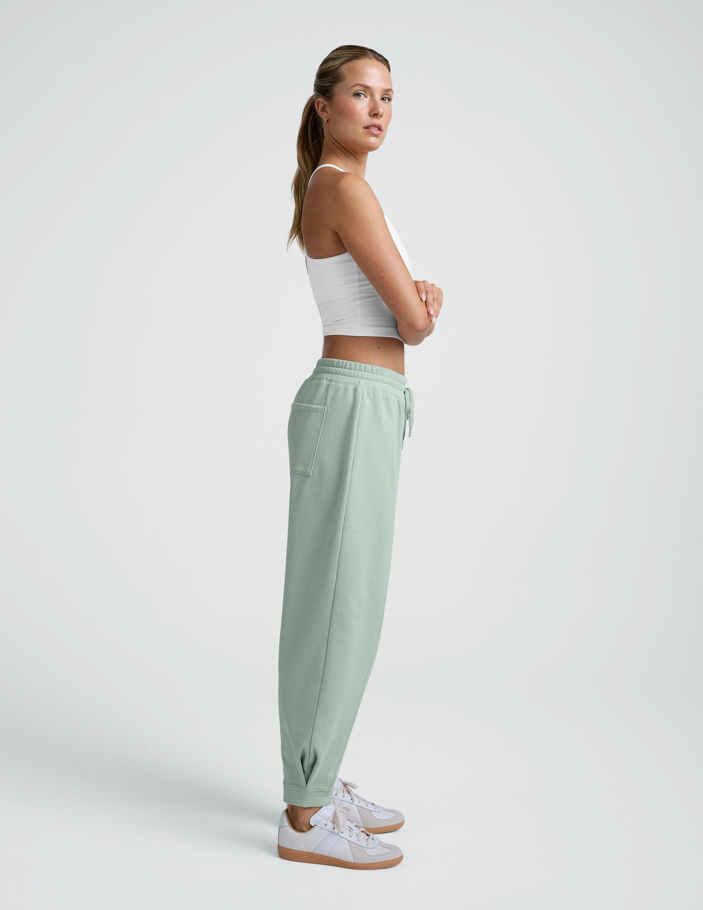 Luxefleece Barrel Sweatpant - Pale Blue