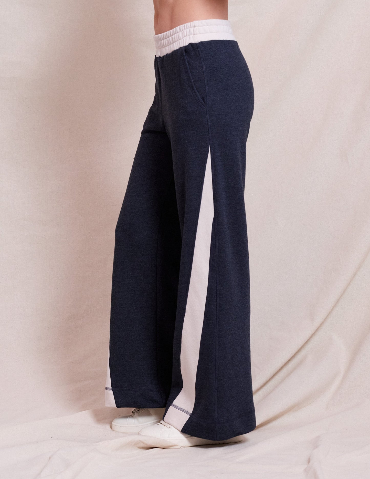 Color Blocked Pant - Deep Navy