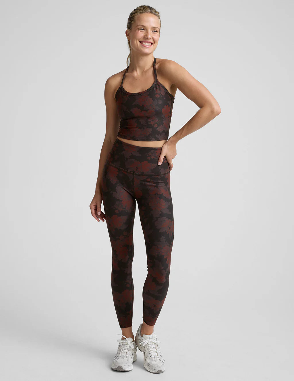SoftMark High Waisted Midi Legging - New Romantics