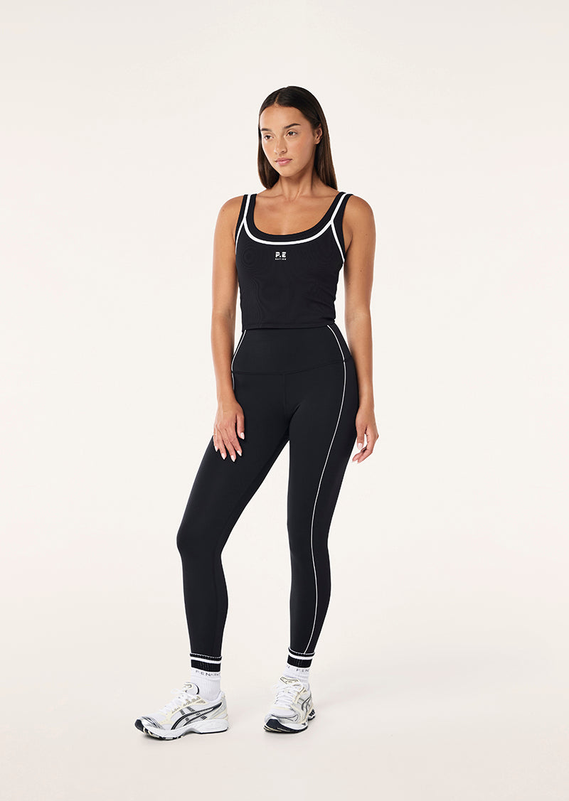 Quantum Full Length Legging - Black