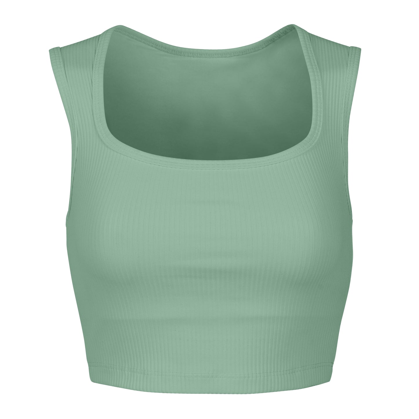 Ribbed Diana Bra - Basil