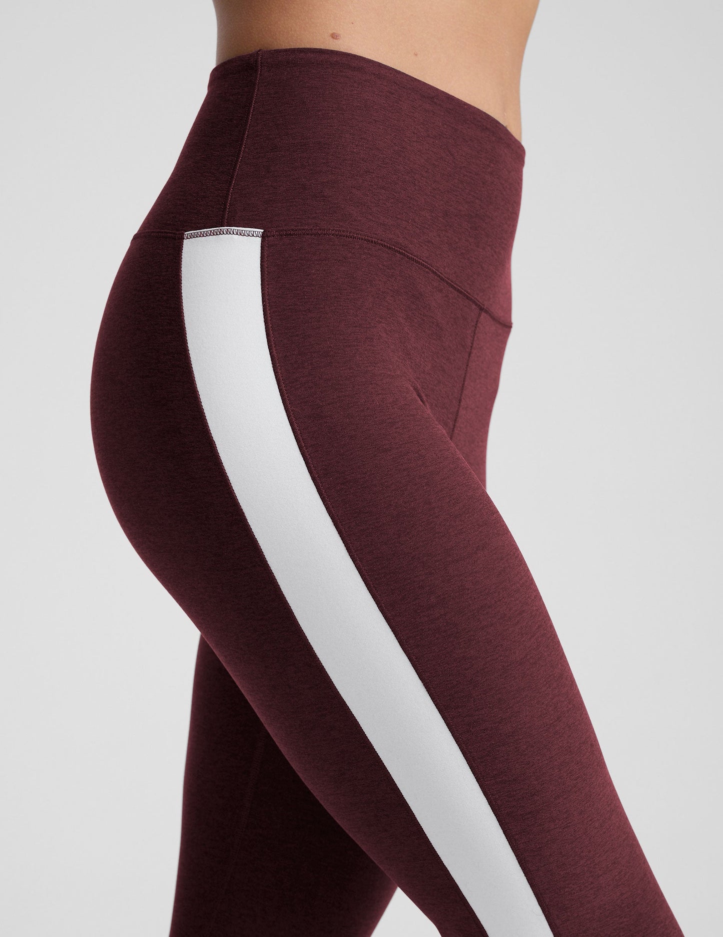 SD Gemini Side Slit Pant - MidnightBurgundyHthr