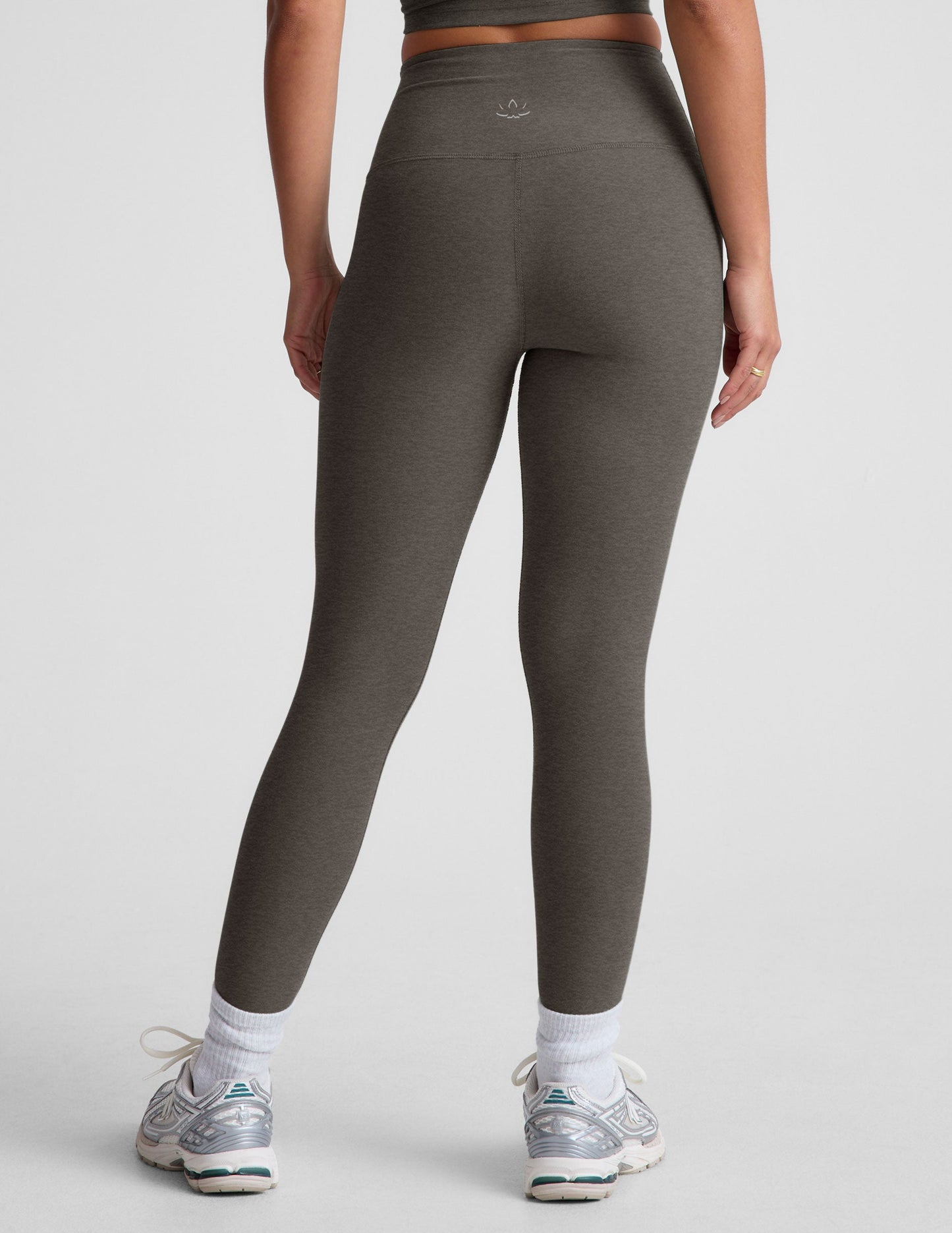 Spacedye Midi HW Legging - True Gray Heather