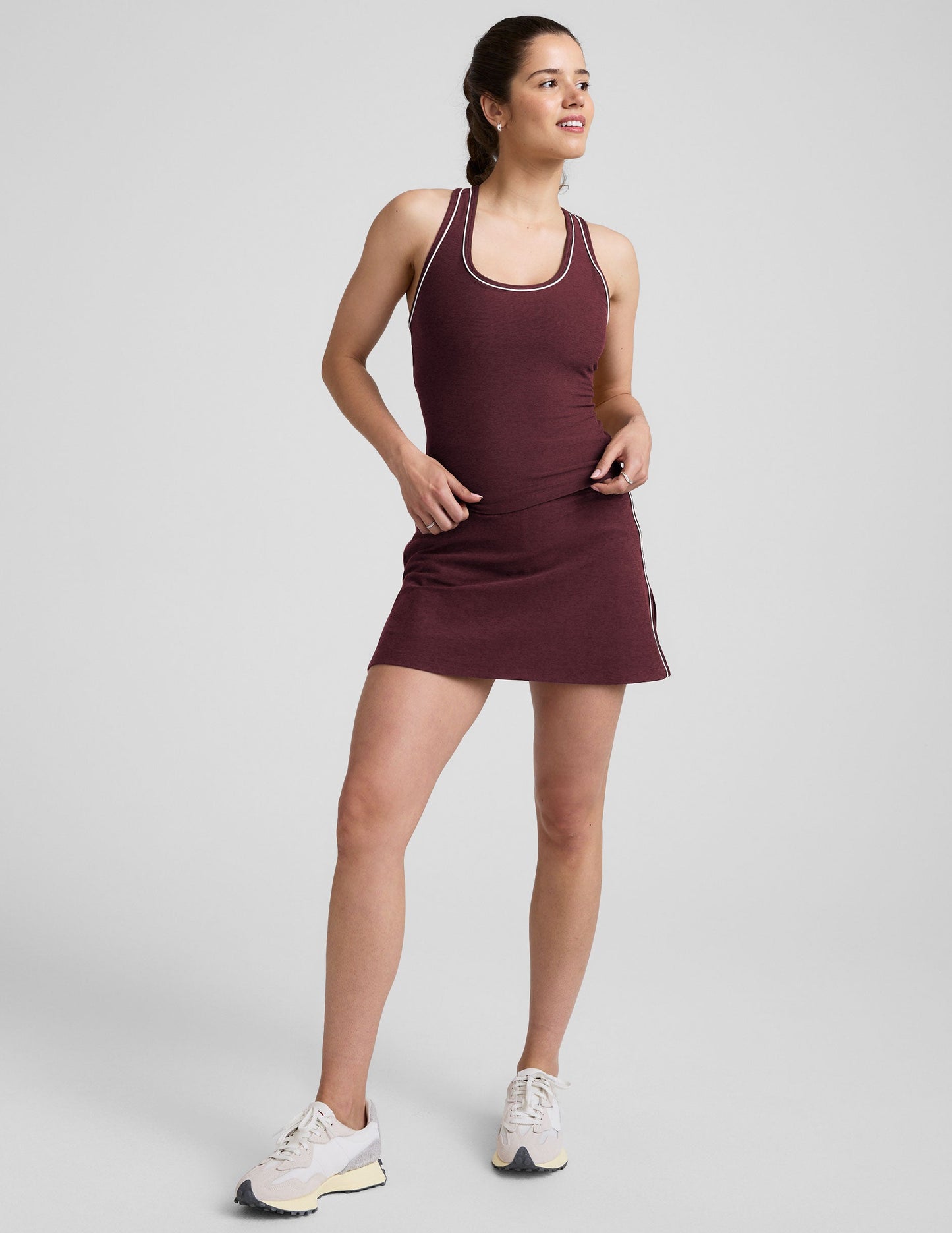 Spacedye Ready Tank - Midnight Burgundy Heather