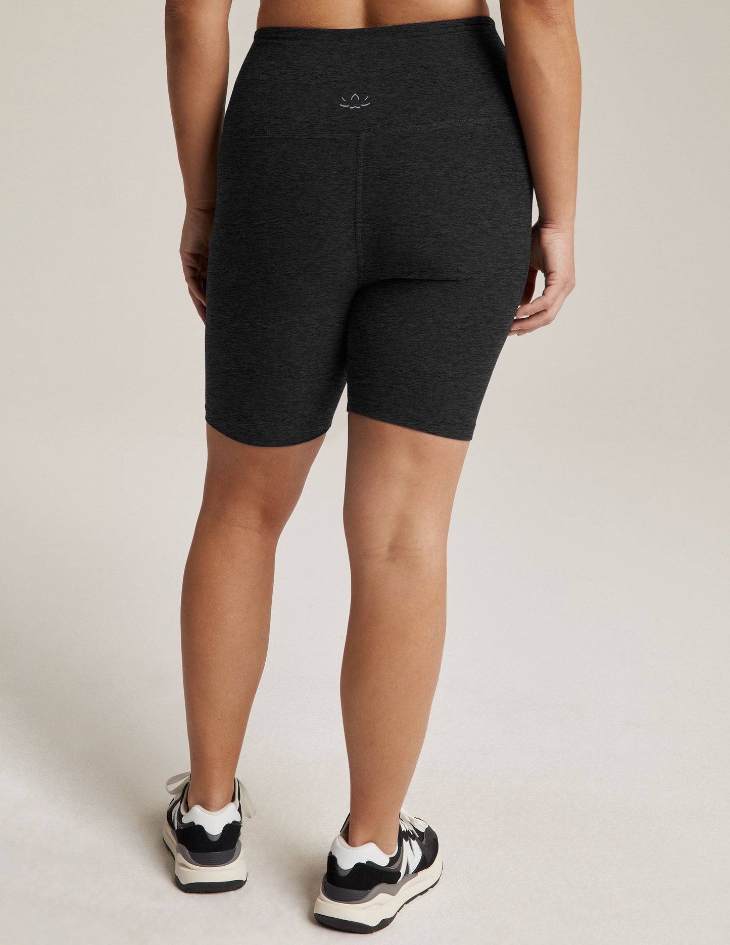 Spacedye High Waisted 7in Biker Short - Darkest Night
