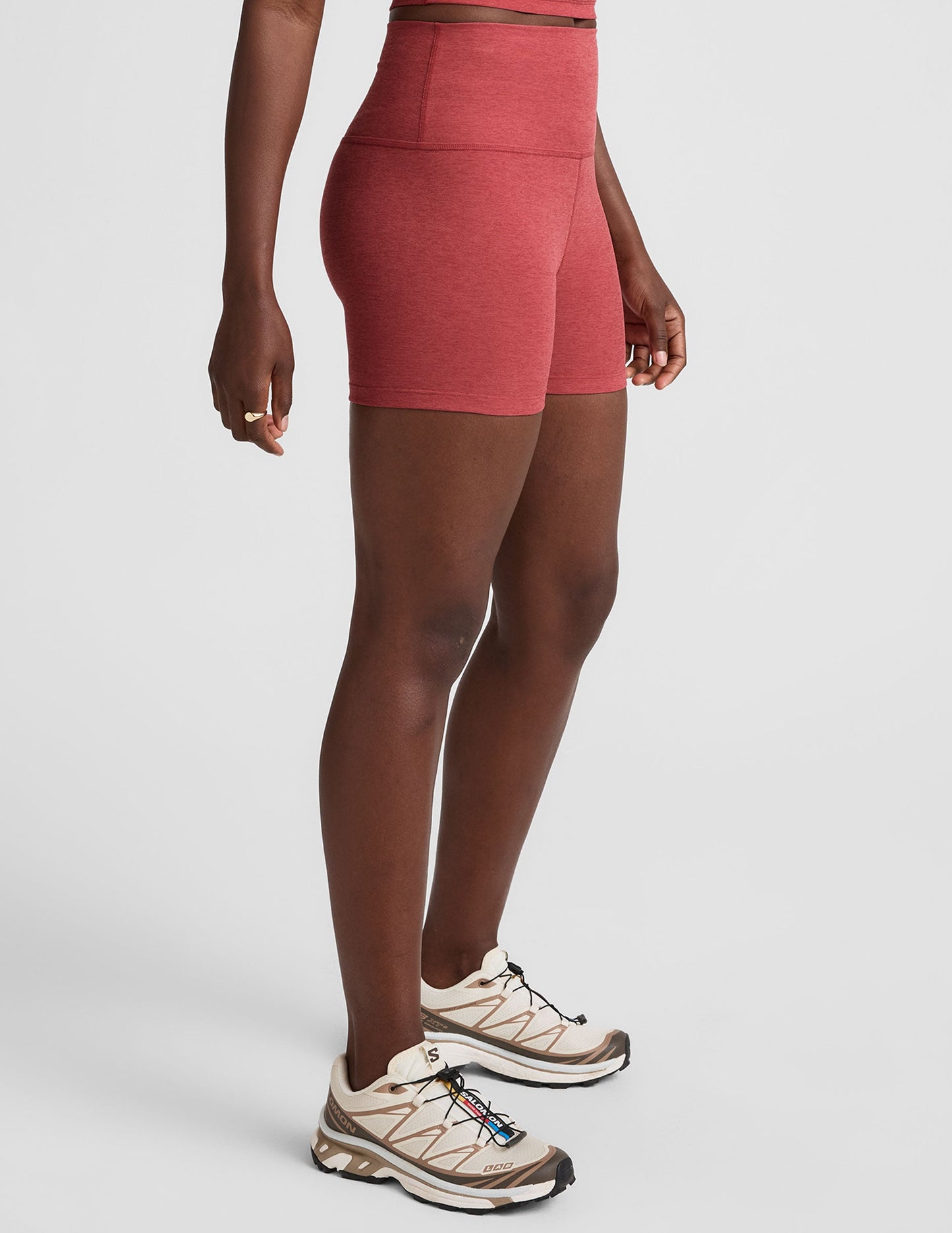 Spacedye All For Run Short - Faded Rose Heather