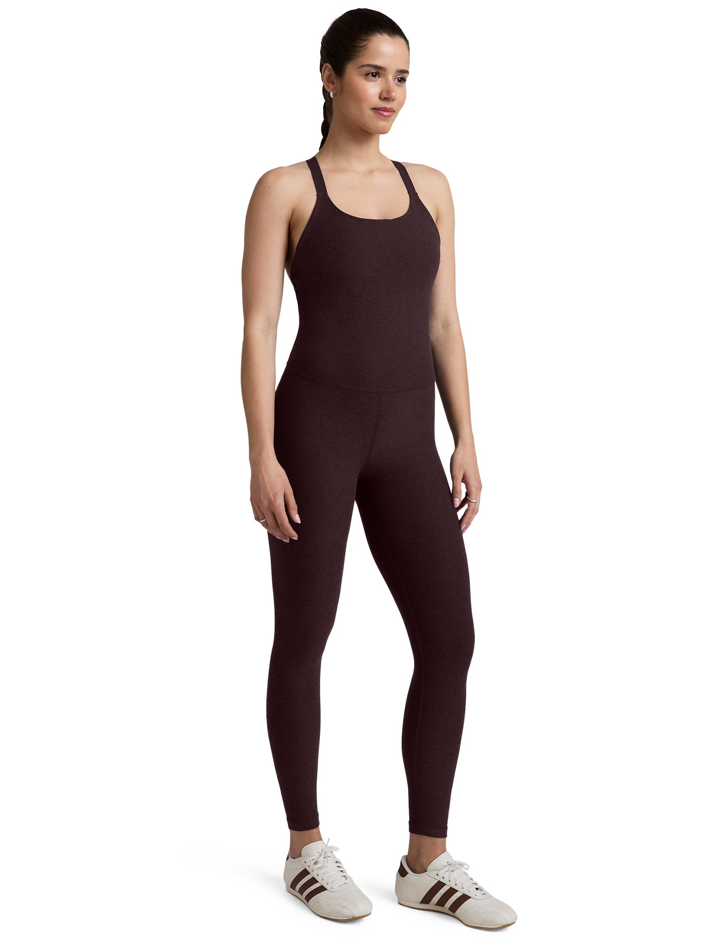 Play The Angles Bodysuit - Dark Chocolate Heather