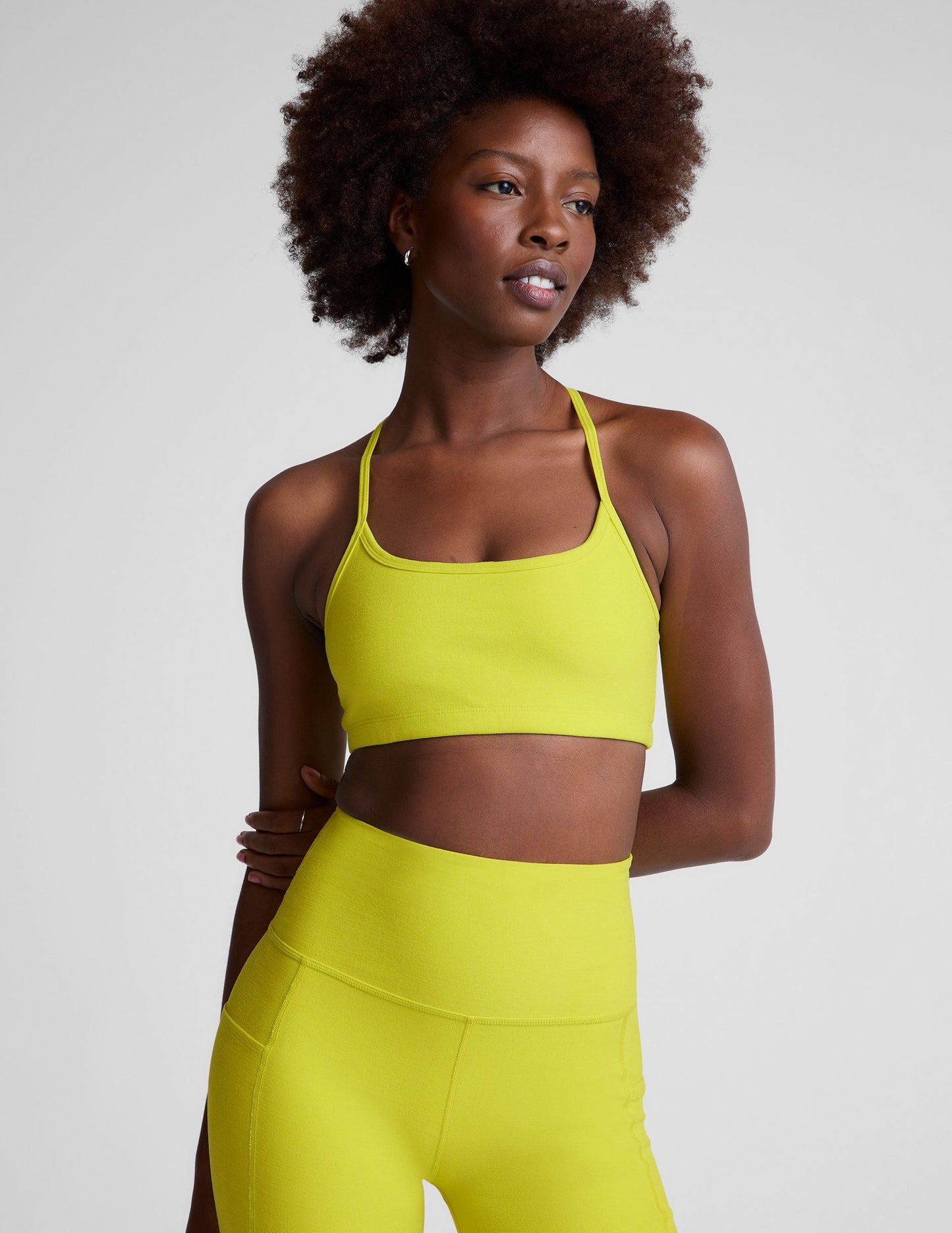 Spacedye Slim Racerback Bra - Citrus Pop Heather