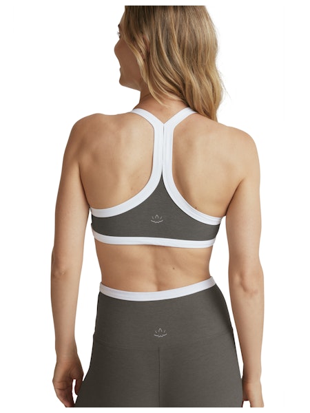 Spacedye Outlines Bra - True Gray Hthr/Cloud White